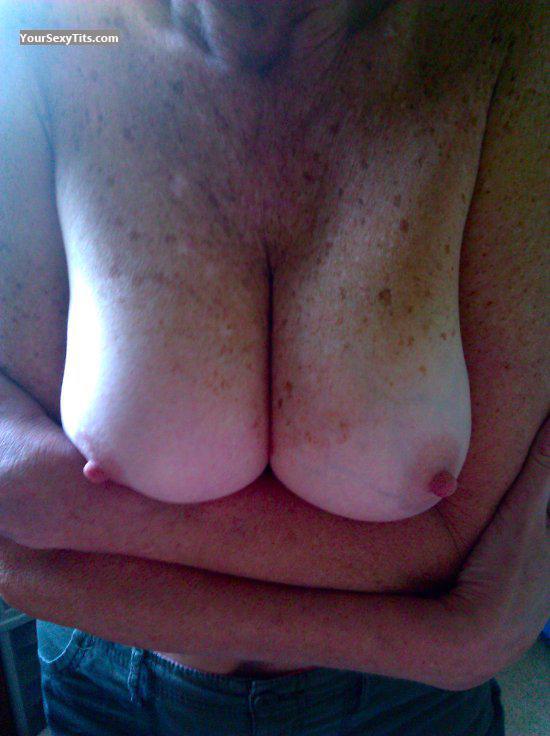 Tit Flash: My Friend's Big Tits - Topless Mycumwhore from United States